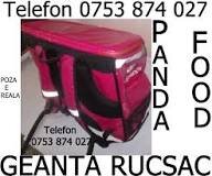 Geanta izoterma folosita Food Panda rucsac bun si pt Glovo Bolt Wolt Bringo